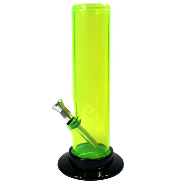 Bong Acryl (gerade) 21cm ⌀60mm grün