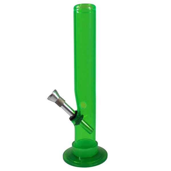 * Acrylbong gerader Zylinder 20/30 grün