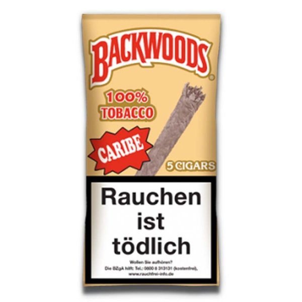 Backwoods Zigarillos Tabak CARIBE für Blunt