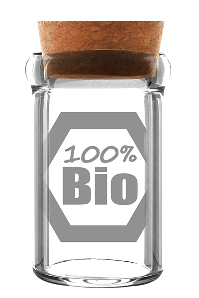 * 100% Bio - Weedjar Glasbehälter