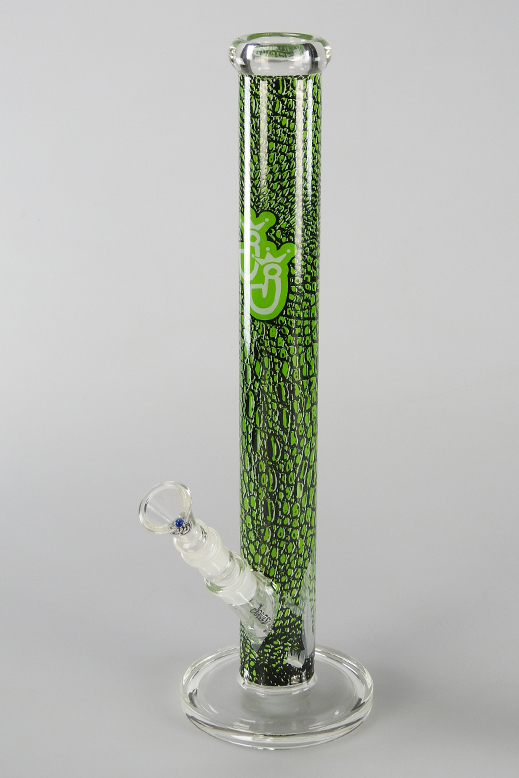 Colour Croc - 5mm Glasbong Wasserpfeife Hookah Pipe Blubber
