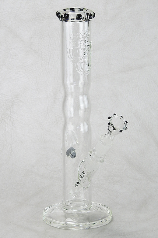 Onyx, 35cm Glasbong Wasserpfeife Hookah Pipe Blubber