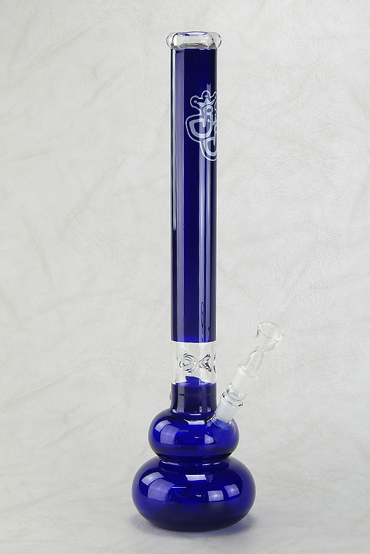 Blue Bär, 5mm - 54cm Glasbong Wasserpfeife Hookah Pipe