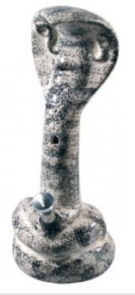 * Keramik Schlange Marble 22cm Wasserpfeife Hookah Pipe Blubber