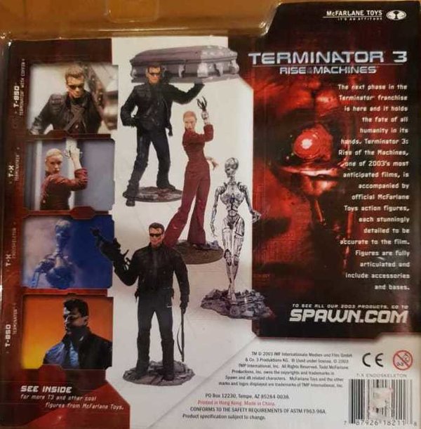 * Terminator 3 - Ultimate T-X ENDOSKELETON Deluxe Action Figure Movie Maniacs