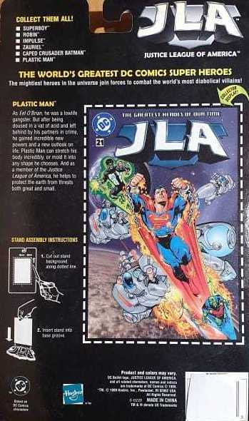 * JLA PLASTIC MAN Young Justice ACTIONFIGUR HASBRO DC