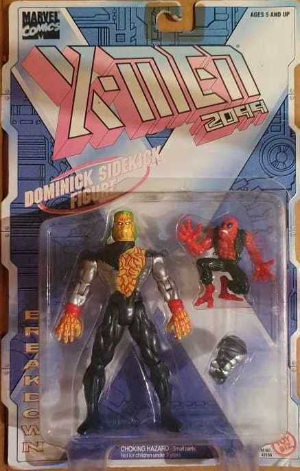 X-Men 2099 BREAKDOWN with DOMINICK Sidekick ACTIONFIGUR TOY BIZ MARVEL X-MEN 2099