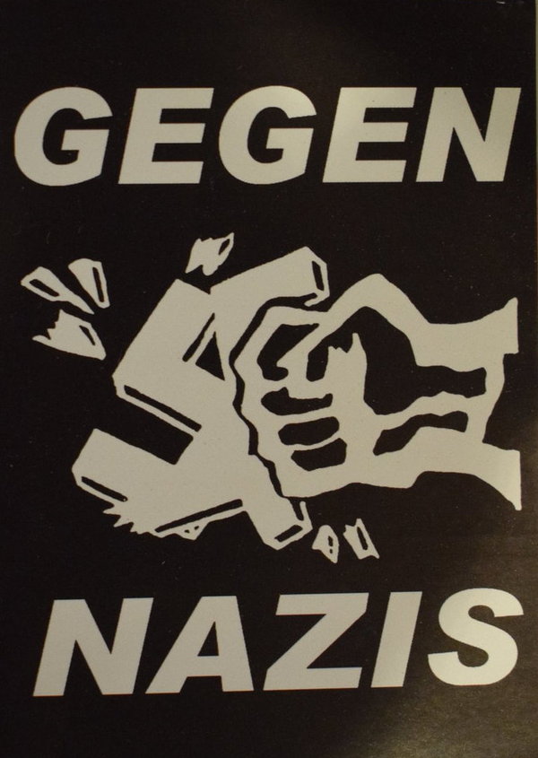 * GEGEN NAZIS - AUFKLEBER STICKER