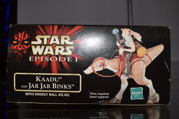 * Kaadu & Jar Jar Binks - Star Wars Episode I Actionfugur Hasbro