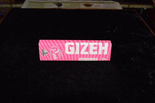 GIZEH Pink + Tips King Size