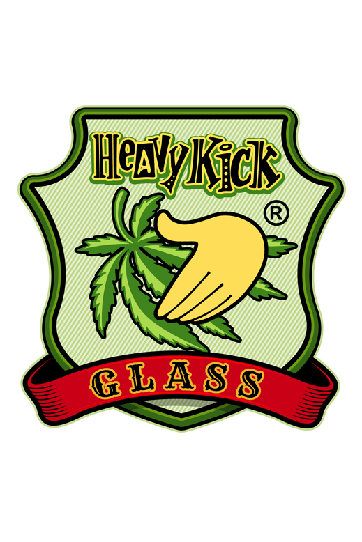 * Jelly Joker - Glasbong Heavy Kick Revival 5mm Wasserpfeife Blubber