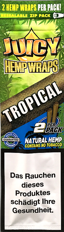 * Juicy Jay´s "Tropical" Hemp Hanf Blunts Wrap