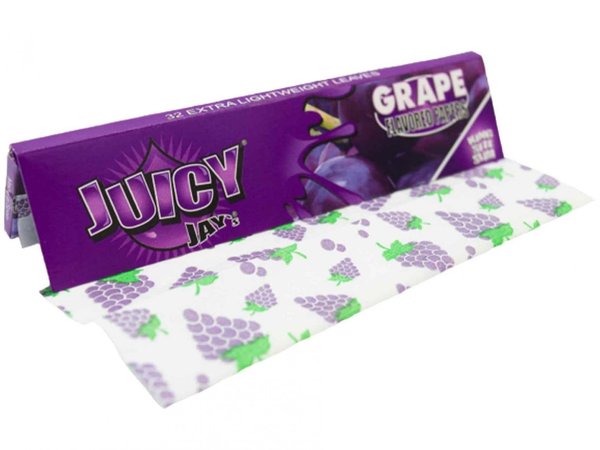 * Juicy Jay´s Grape Fruchtblättchen Traube King Size
