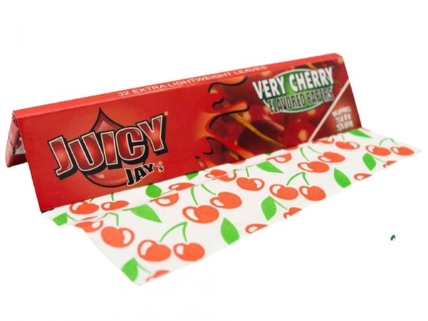 * Juicy Jay´s Very Cherry Fruchtblättchen Kirsche King Size