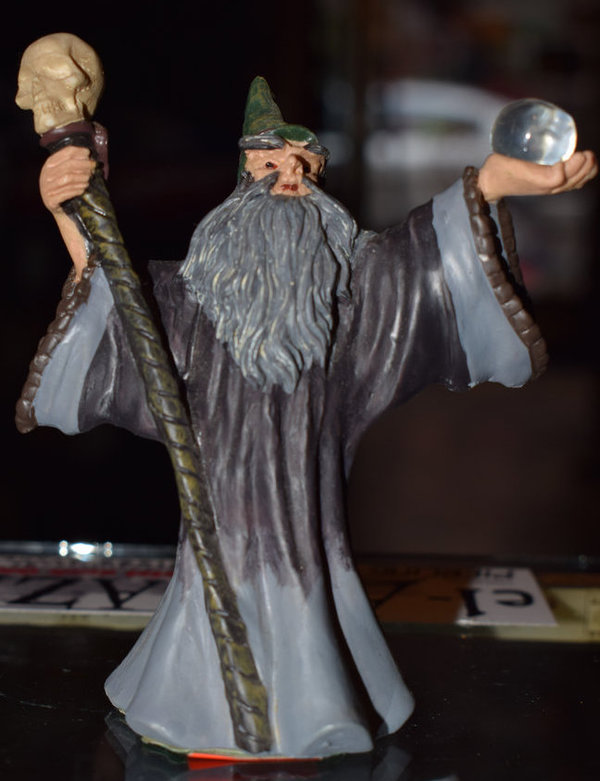 * Zauberer Merlin Figur Resin Magier Statue