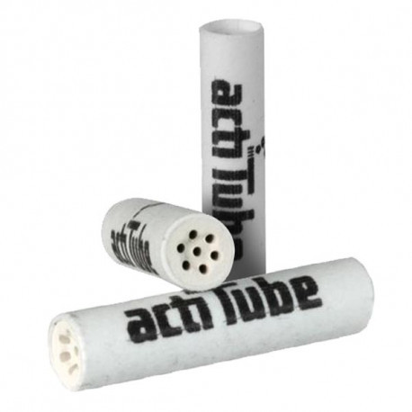 * TUNE actiTube Slim-Full Flavor 10Stk. 6mm Aktivkohlefilter Eindrehfilter Mundstück Active Pfeifen