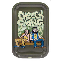 * Cheech & Chong Mischeschale ROLLING TRAY 17,5x27,5 Blechtablett Bau-Unterlage G-Rollz