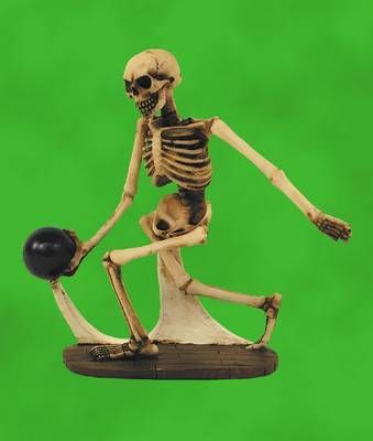 * Skelett Sport Bowling Knochenkunst Skeleton/Skullart